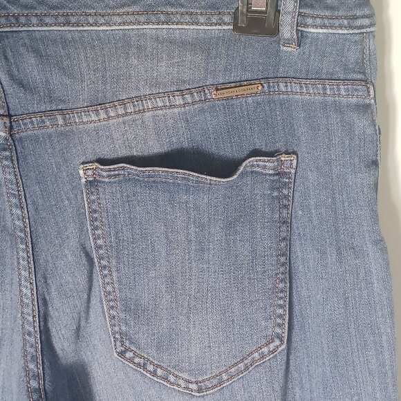 SOHO Jeans Womens 10 Culotte Wide Leg Relaxed Baggy Stretch High Waist Comfort - Picture 6 of 14